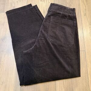 Banana Republic Corduroy Barrel Leg Pants Size 8 NWT